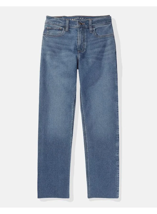 American Eagle AE Super High-Waisted Ankle Straight Jean