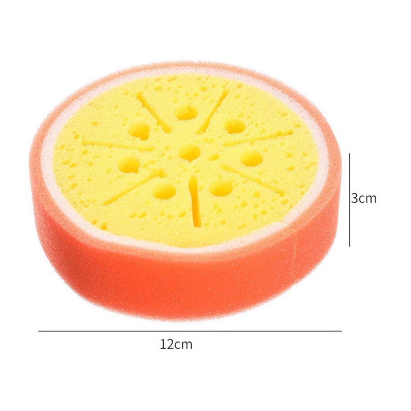 Fruit Shaped Kitchen Sponges 8PCS Set Thickened Soft Non Scratch Dishwashing Cleaning - Image 3