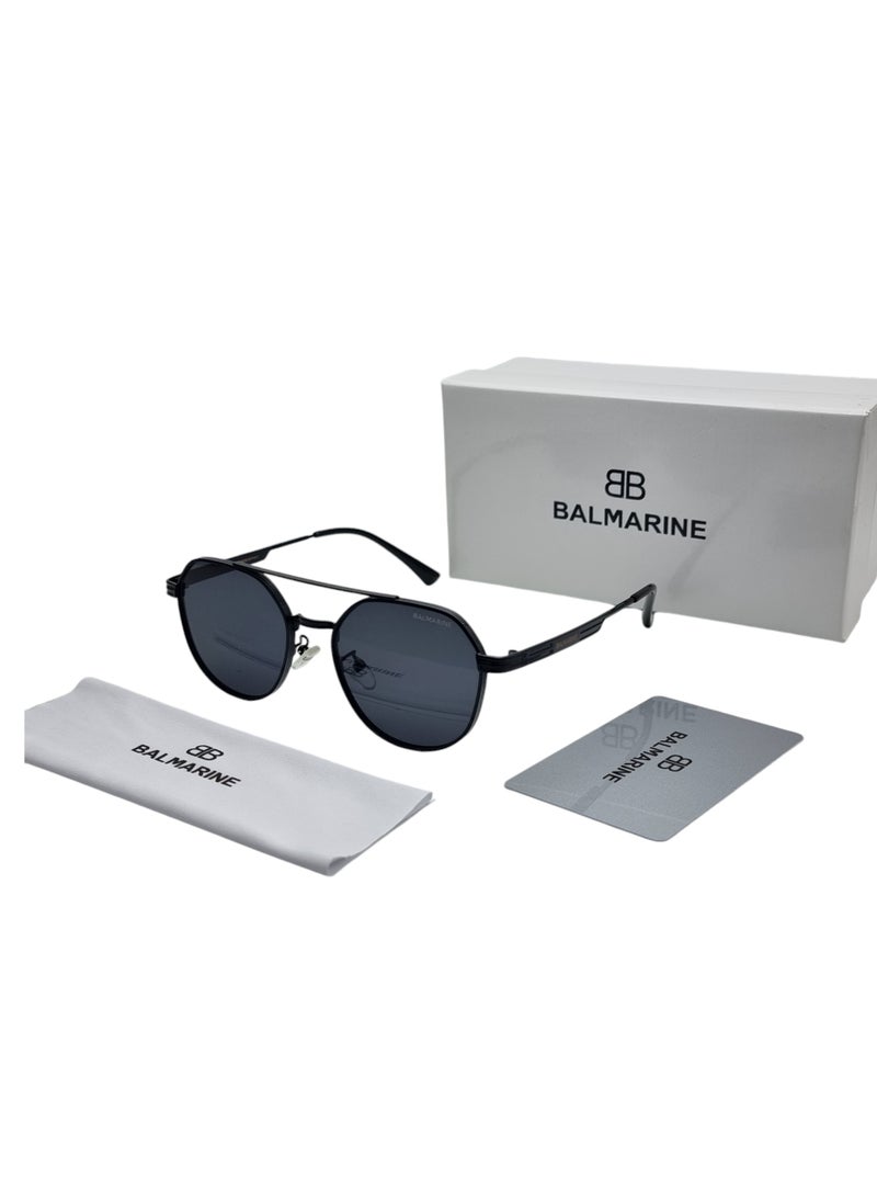 BALMARINE BALMARINE Unisex  Round Edge Cut Sunglasses  - Image 1
