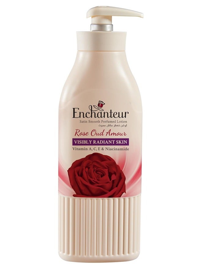 انشانتر لوشن معطر للجسم روز عود أمور لنعومة حريرية أبيض 500ملليلتر - Image 1