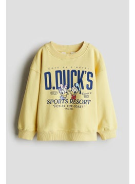 H&M Oversized Printed Sweatshirt  - Image 1