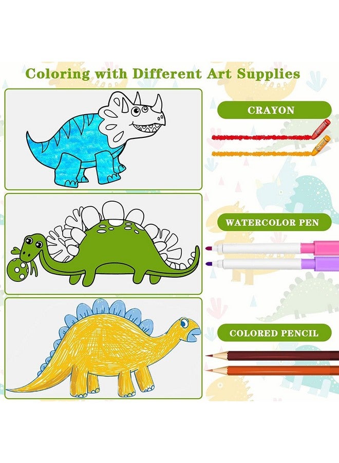 KolorFish KolorFish Coloring Re-Stick Drawing Paper Roll for Kids, 118 x 12 Inch Large Coloring Poster for Toddlers, Art Paper Crafts Coloring Tablecloth Ideal Gift for Class Home Birthday Party (Dinosaur) - Image 5