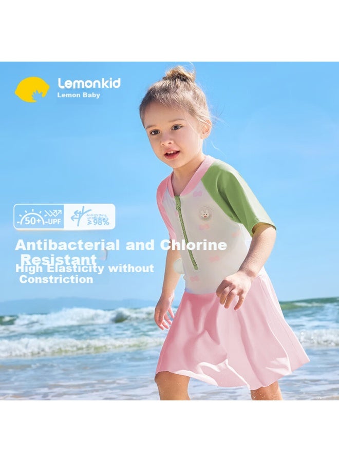 Lemonkid Kids' One-piece Sun Protection Swimsuit For Girls And Boys - Image 1