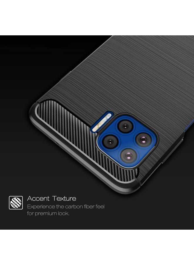 اس-توب جراب لهاتف Motorola Moto G 5G Plus مصنوع من ألياف الكربون TPU بملمس ناعم - Image 3
