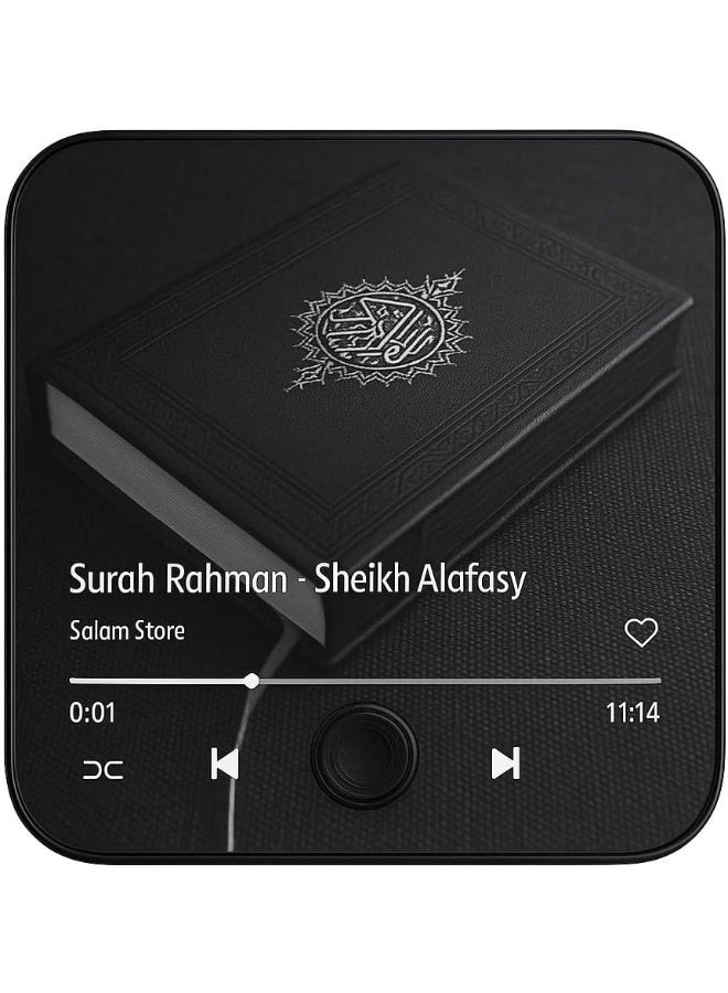 Vierex Quran Magnet with Built-in Surah Player, 2-in-1 Islamic Fridge Magnet with Preloaded Surah Rahman, Rechargeable, Perfect Ramadan and Eid Gift for Muslims - Image 1