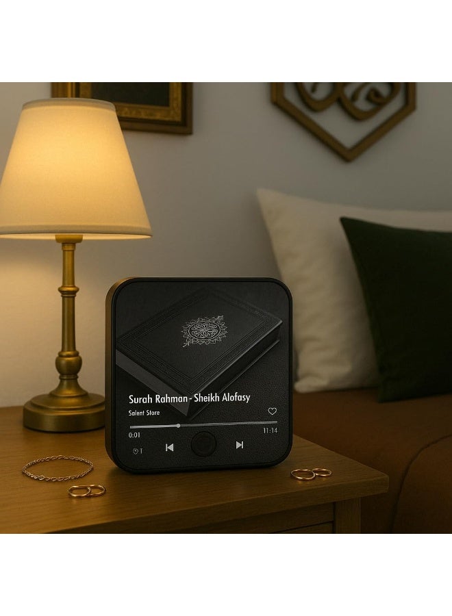 Vierex Quran Magnet with Built-in Surah Player, 2-in-1 Islamic Fridge Magnet with Preloaded Surah Rahman, Rechargeable, Perfect Ramadan and Eid Gift for Muslims - Image 2