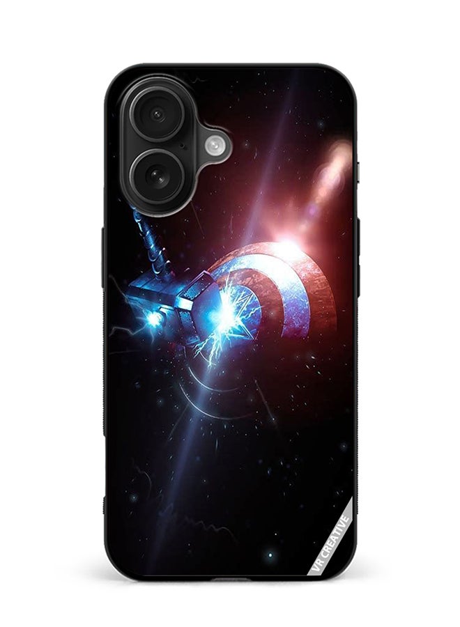 VR CREATIVE Protective Case Cover For Apple iPhone 16 Marvel Design Multicolour