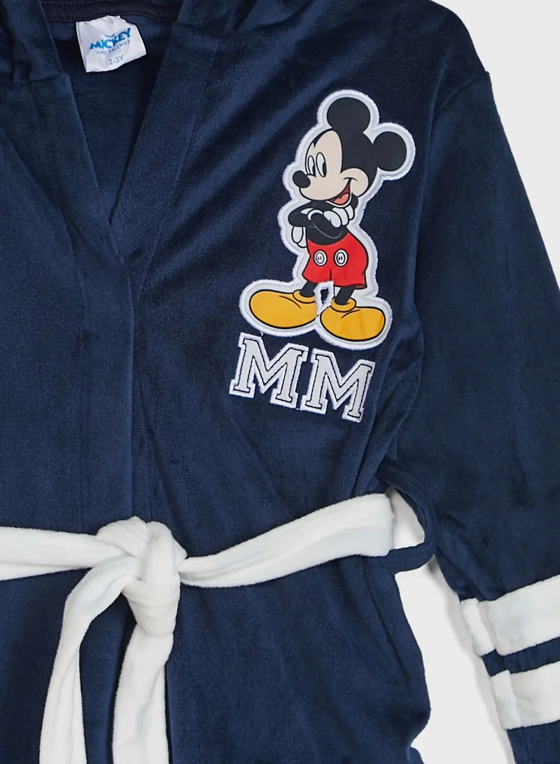 MICKEY MOUSE Kids Mickey Mouse Robe