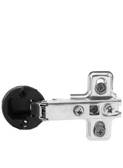 KASTWAVE Glass Door Hinges, 2 Pcs Cabinet Door Hinges Solf Close Hinge Invisible Furniture Hinges, Straight Arm Hinges Match with 26mm Cup Screws(2Pcs Glass Door Hinge)  - Image 4
