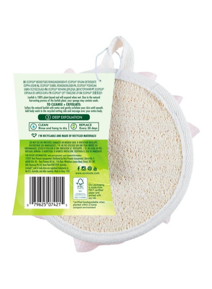 EcoTools EcoPouf Dual Cleansing Pad Pink - Image 2