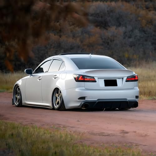 HCMOTIONZ Tail Light Assembly for 2006-2013 Lexus IS250/IS350/ISF Sedan, Tail Lamps with Start UP Animation Reverse Lights LED Rear Lamps Replacement… (SMOKED) - Image 3