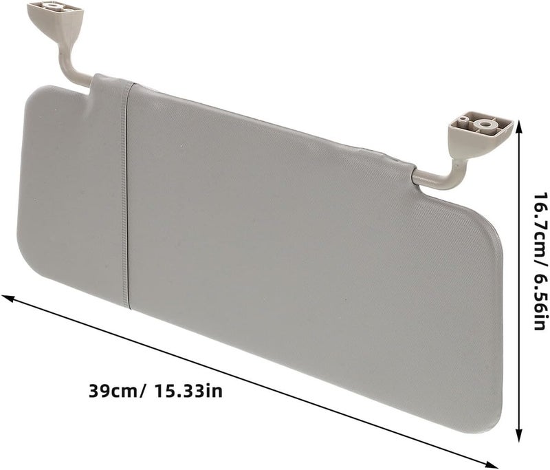 VALICLUD Car Sun Visor with Anti-Glare Sunshade Attachment for Vehicles, Automotive Sun Protection Visors Compatible with Trucks and Cars, Front Windshield Shade for Driving - Image 2