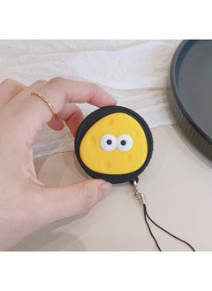 Color Picture Suitable For Fujifilm Instax Mini Evo Special Silicone Lens Cover Camera Protective Cover-Color:Black Lid-yellow Cheese
