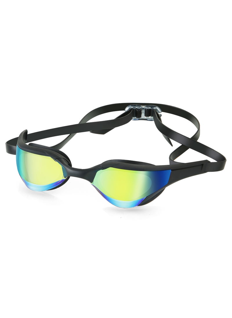 Generic Gold-plated professional competitive swimming goggles with anti-fog small frames, swimming goggles for adults, specially designed for swimming competitions  - Image 1