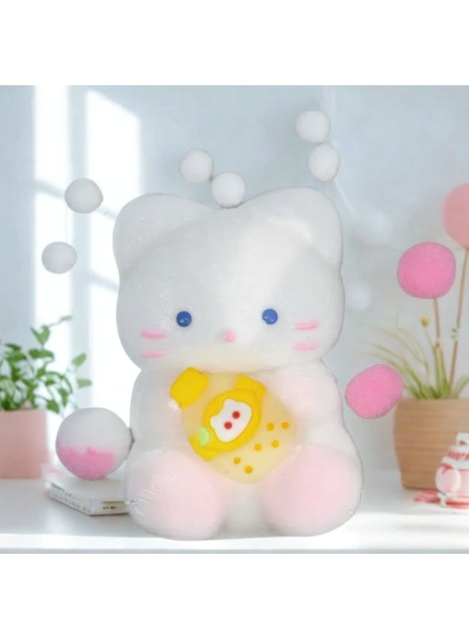 DAT Cute Pastel Animal Squishy Stress Relief Toy - Soft & Fun Decompression Squeeze Toy for Stress Relief & Relaxation | Available in Multiple Colors - Image 1