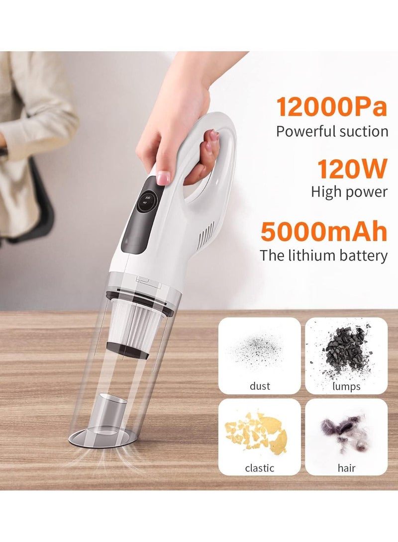 DubaiGallery Handheld Wireless Wet & Dry Vacuum Cleaner 120W Suitable For Car Household & Pet Cleaning Vacuum Cleaner - Image 2