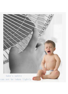 كول بيبي غطاء حماية مروحة للأطفال من COOLBABY مقاس 16-20 بوصة مضاد للقرص - غطاء مروحة كرتوني - غطاء حماية مروحة كهربائية مثبتة على الأرض - غطاء شبكي للمروحة قابل للغسل  - Image 2