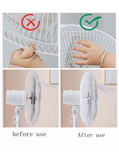 كول بيبي غطاء حماية مروحة للأطفال من COOLBABY مقاس 16-20 بوصة مضاد للقرص - غطاء مروحة كرتوني - غطاء حماية مروحة كهربائية مثبتة على الأرض - غطاء شبكي للمروحة قابل للغسل  - Image 4