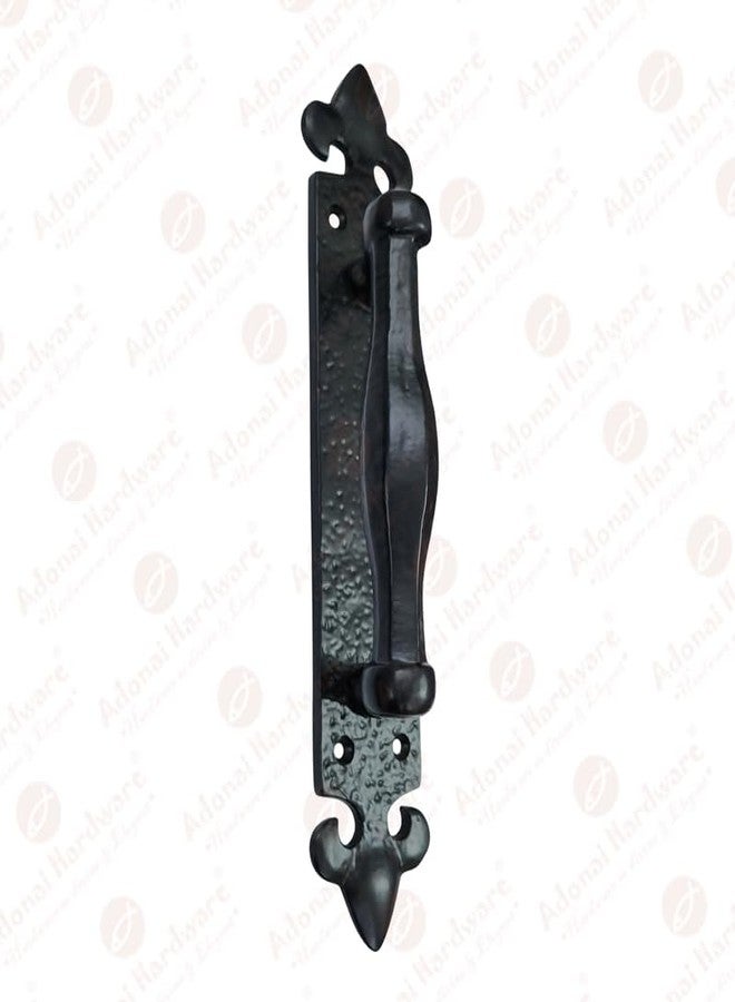 Adonai Hardware "Achaz Aluminium Door Pull with Back Plate (4, Black Powder Coated) - Image 5
