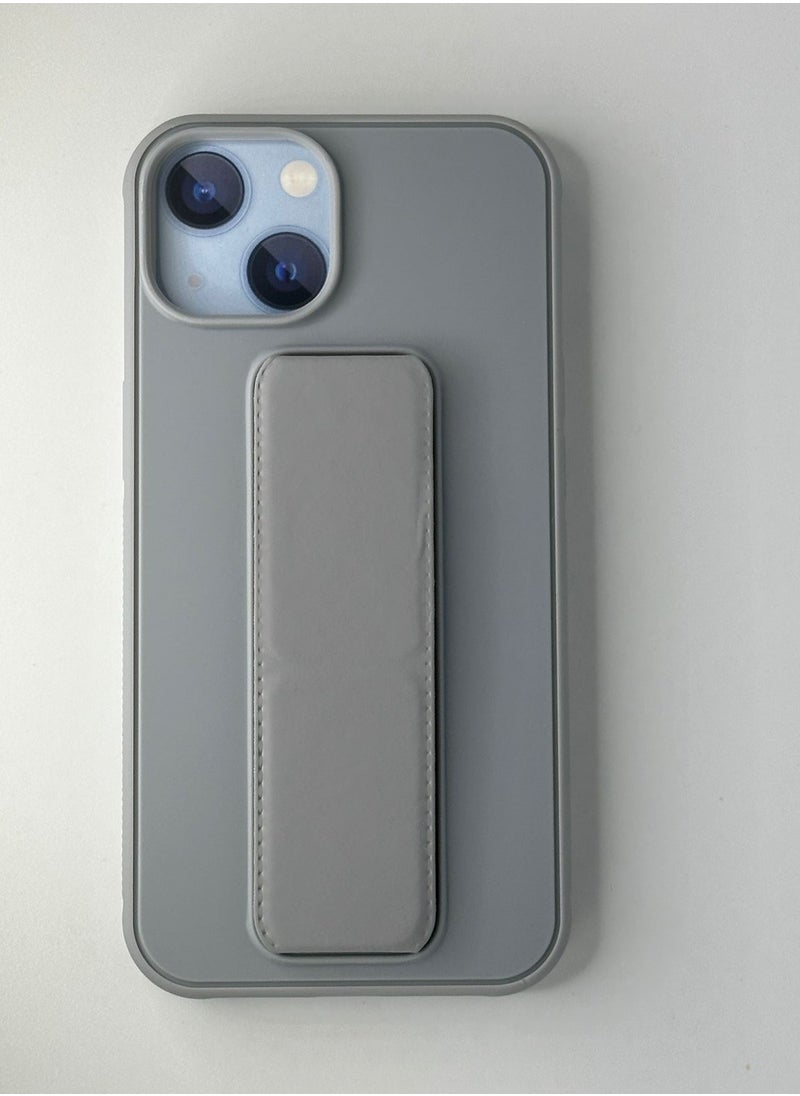 Undefined Gray IPhone 14 Back Cover With Handle  - Image 1