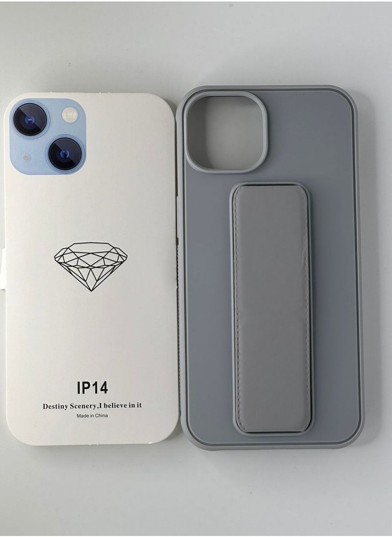 Undefined Gray IPhone 14 Back Cover With Handle  - Image 2