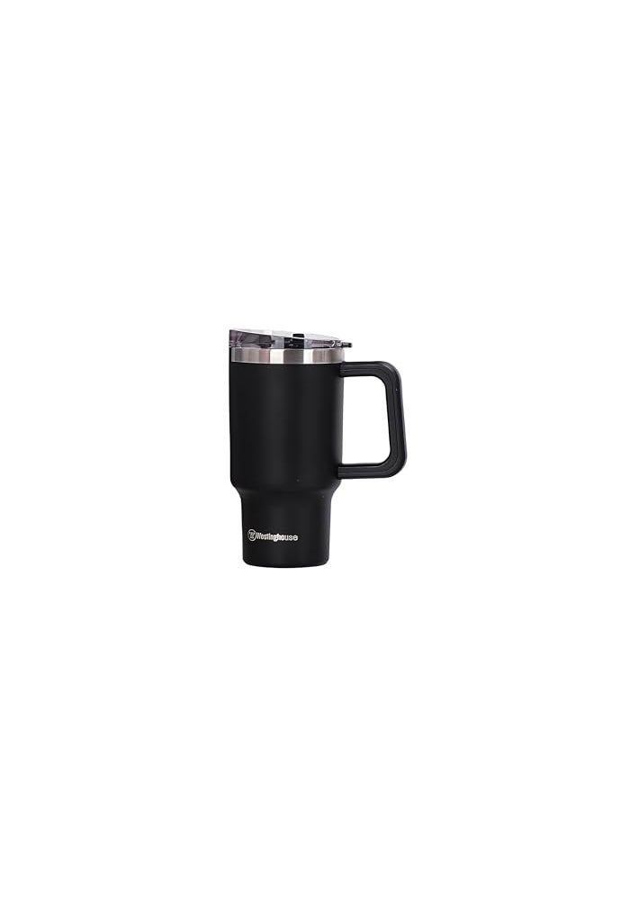 Westinghouse USA 32oz/946ml Double-Wall Stainless Steel Insulated Tumbler | BPA-Free Reusable Cup for Coffee, Water, Iced Tea & More | 6 hrs Hot & 9 hrs Cold | Ideal for Indoor & Outdoor Use | Black - Image 1