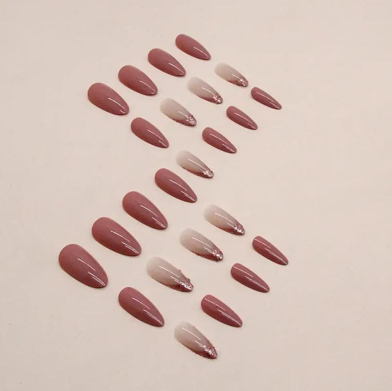 ZOONA ZOONA 24PCS Everlasting French Nails Artificial Nails Art Set Lightweight Long Lasting Easy To Use Quick Fix For Festivals Special Occasions - Image 3