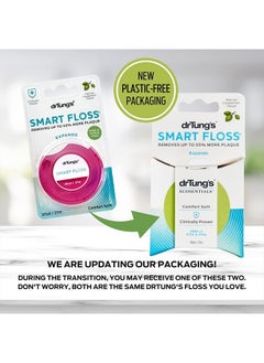 drTung's DrTung's Smart Floss - Natural Floss, PTFE & PFAS Free Floss, Gentle on Gums, Expands & Stretches, BPA Free Floss - Natural Dental Floss Cardamom Flavor (Pack of 3)  - Image 2