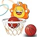 ZOENMG Toddler Kids Basketball Hoop Indoor ToysScoreboard Portable Design Adjustable HeightChristmas Birthday Baby Toddler Kids Boys Small Mini Basketball Hoop Gifts Toys Orange Large - Image 2