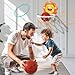 ZOENMG Toddler Kids Basketball Hoop Indoor ToysScoreboard Portable Design Adjustable HeightChristmas Birthday Baby Toddler Kids Boys Small Mini Basketball Hoop Gifts Toys Orange Large - Image 4