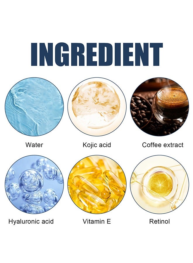 East Moon Rejuvenate Eyes Peptide Lifting Eye Gel, Eye Cream For Dark Circles And Puffiness, Anti-Aging Eye Cream For Men, Brightens Reduces Puffiness, Dark Circles And Fine Lines, Eye Treatment Gel For Men 30G - Image 3