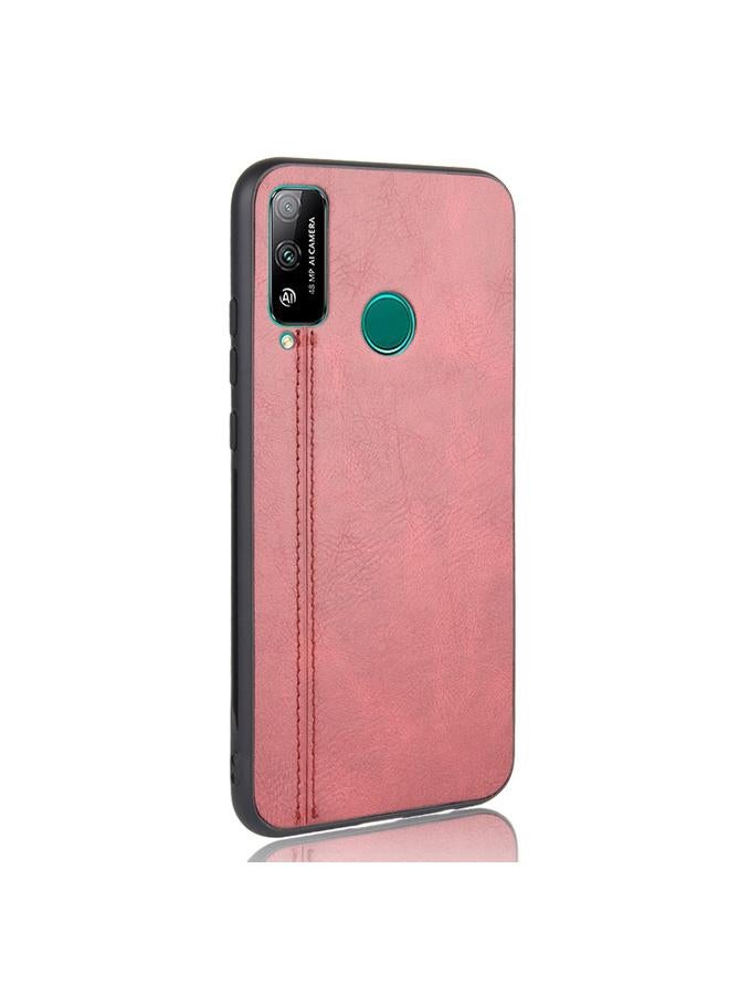 زبون جراب لهاتف Huawei Honor Play 4T مقاوم للصدمات بنمط جلد البقر المخيط من مادة PC + PU + TPU - Image 3