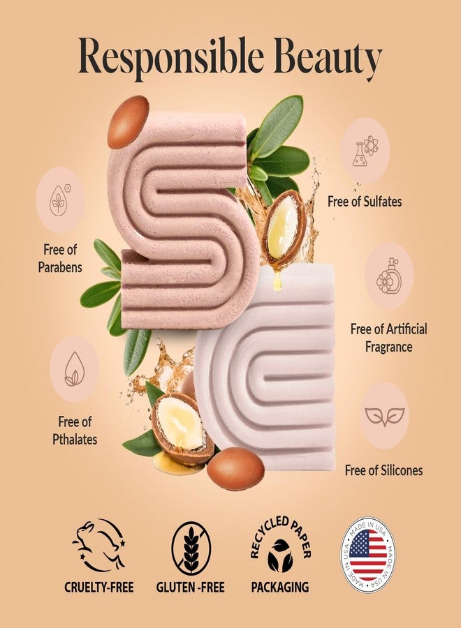 كيتش بلسم كيتش الصلب بزيت الأرغان - بلسم صلب مُرمِّم للشعر للنساء والرجال - عناية مرطبة للشعر الجاف والتالف - نباتي، طبيعي بالكامل، خالٍ من البارابين والكبريتات، صنع في الولايات المتحدة الأمريكية، 2.7 أونصة - Image 4