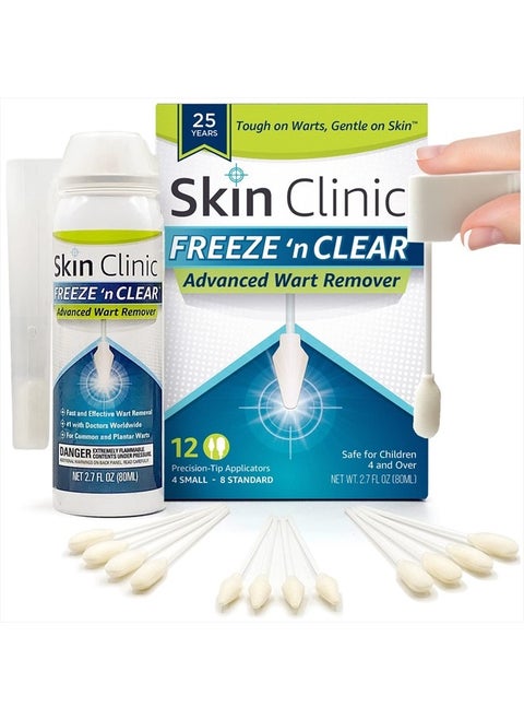 ™ Advanced Wart Remover, Tough on Warts, Gentle on Skin, (12 Precision Applicators)