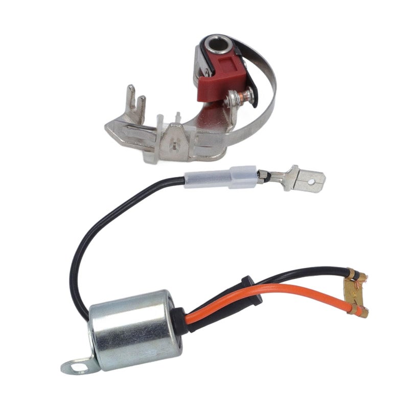 مجموعة نقاط موزع الإشعال ومكثف ABS المعدنية لنوع لوكاس 43D4 43D6 45D4 45D6 - Image 4