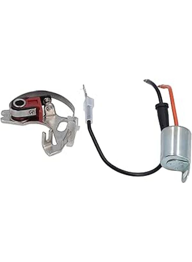مجموعة نقاط موزع الإشعال ومكثف ABS المعدنية لنوع لوكاس 43D4 43D6 45D4 45D6 - Image 1