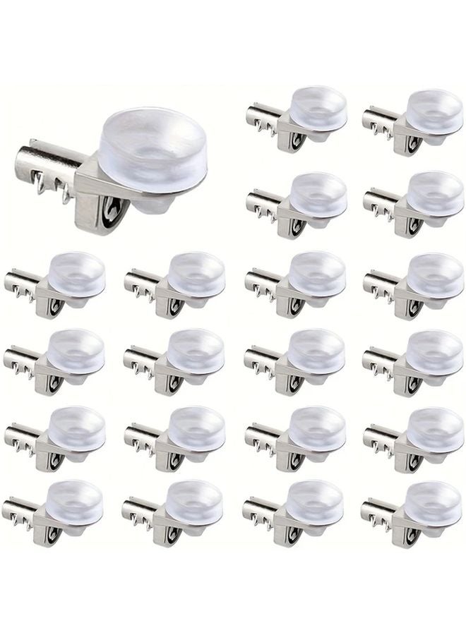 30 Pcs 5mm Shelf Brackets Glass Shelf Supports For Cabinet Shelves Bookcases - Image 2