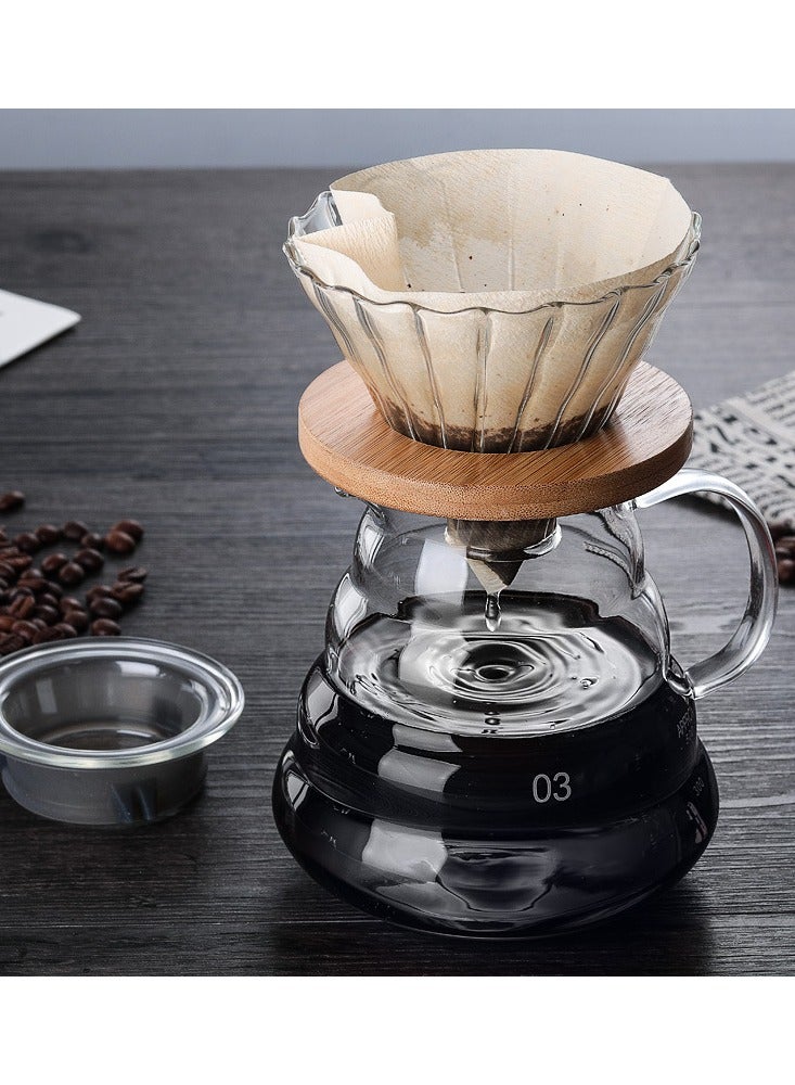أولد فيلير طقم V60 طقم 5 قطع للتقطير القهوة، صب فوق مجموعة صانع القهوة - Image 3