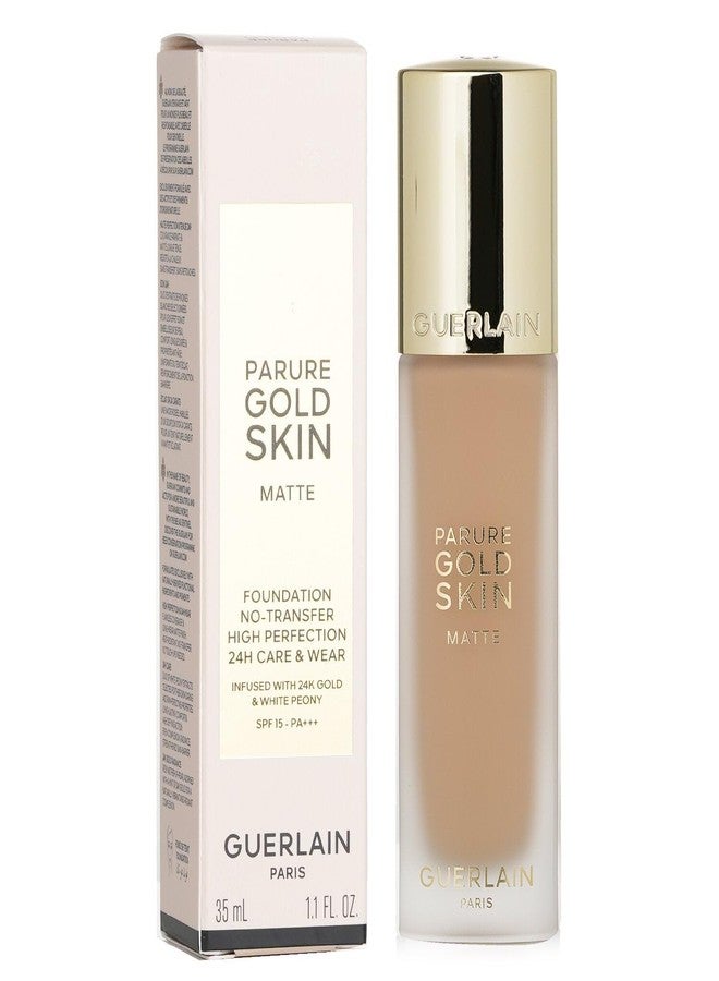 Guerlain Parure Gold Skin Matte 24H Wear No-Transfer Foundation SPF 15-1N Neutral by Guerlain for Women - 1.1 oz Foundation - Image 2