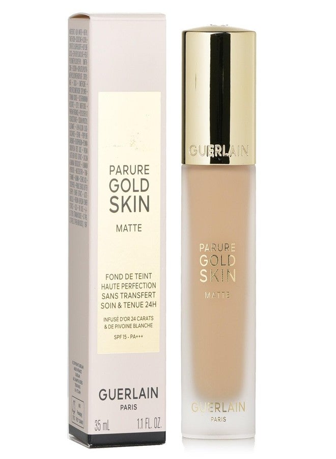 Guerlain Parure Gold Skin Matte 24H Wear No-Transfer Foundation SPF 15-1N Neutral by Guerlain for Women - 1.1 oz Foundation - Image 5