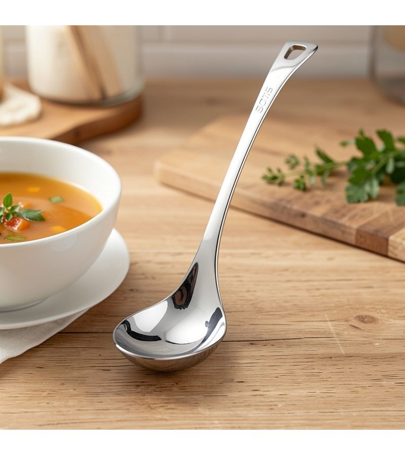 304 Stainless Steel Small Ladle Slotted Spoon Soup Strainer Cooking Noodle Hot Pot Household Kitchen Utensil - Image 3