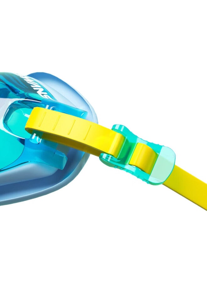 Swans Children'S Swimming Goggles, Imported From Japan, Waterproof And Anti-Fog, High-Definition, For Boys And Girls, Suitable For Older Children, Swimming Glasses And Swim Cap, Navy Blue - Image 3