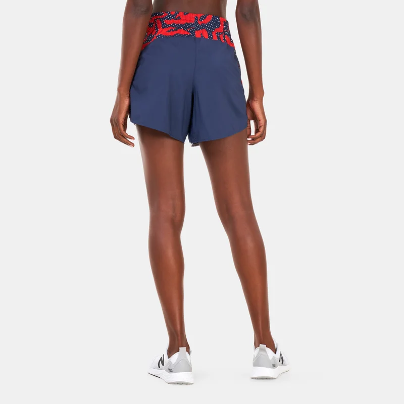 New Balance Women's Printed Accelerate 5-Inch Shorts