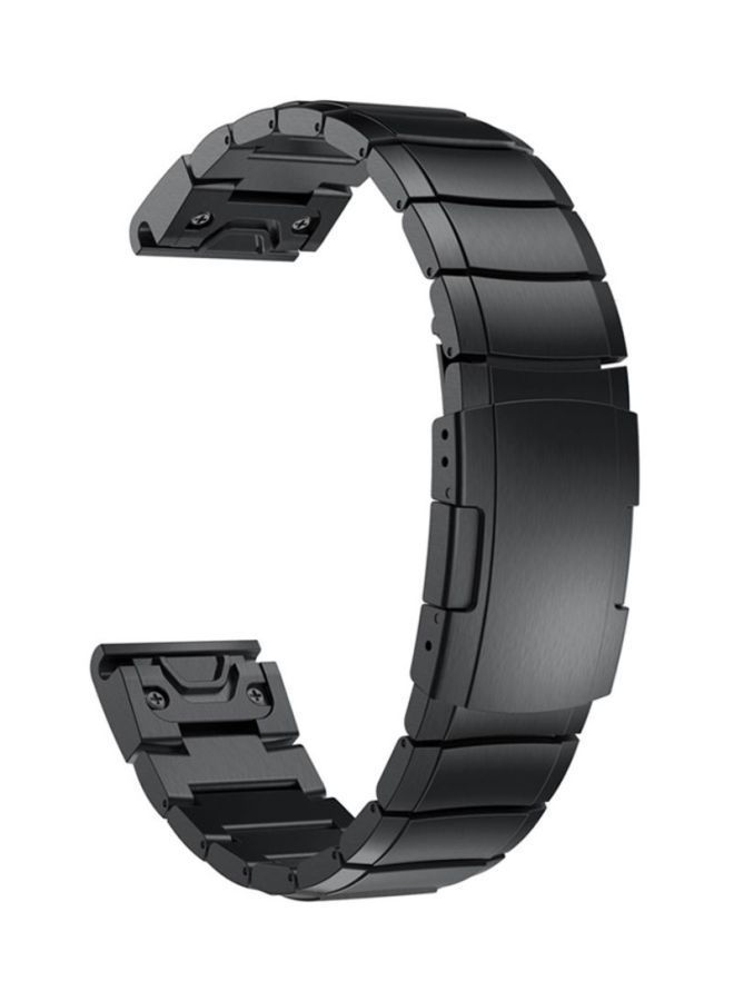 NIBEMINENT Replacement Band For Garmin Fenix 5S Plus Black - Image 1