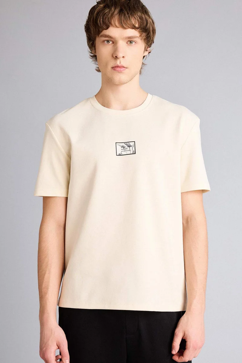 ديفاكتو Short Sleeve Printed T-Shirt