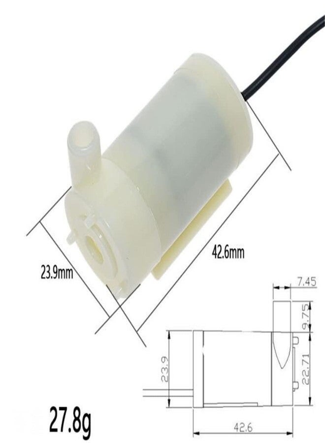 FainWan 5PCS Ultra-Quiet Mini DC 3-6V 120L/H Brushless Motor Submersible Water Pump - Image 5