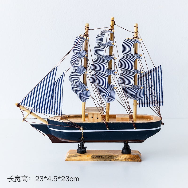 Sailing Ornaments Creative Home Craft Decorations Living Room Tv Wine Cabinet Graduation Gift Office Desktop Small Decoration - Image 1