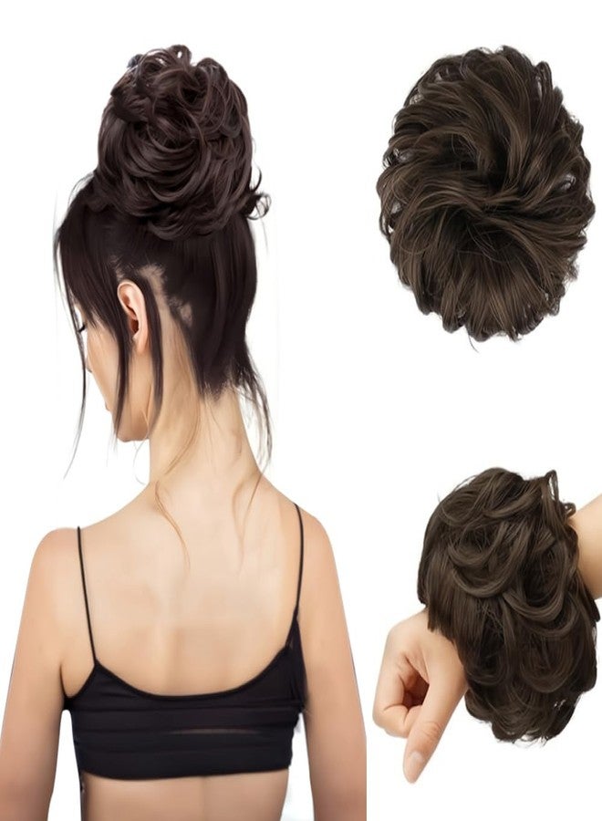 بلوشيا وصلات شعر جودا بن وشعر مستعار صناعي من BLUSHIA للنساء والفتيات، 35 غرام، لون بني - Image 2