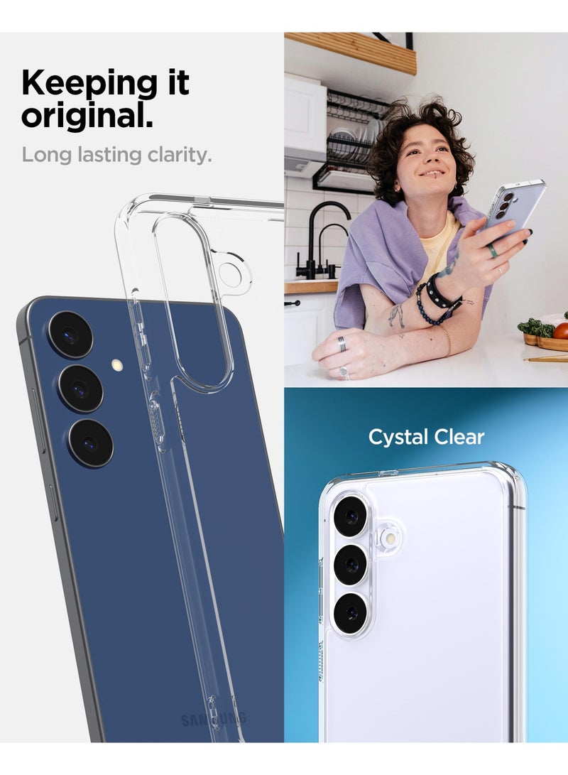 Spigen غطاء حماية فائق الهجين لجهاز سامسونج جالاكسي S25 FE - شفاف كريستالي - Image 3