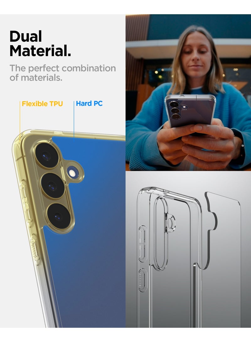 Spigen غطاء حماية فائق الهجين لجهاز سامسونج جالاكسي S25 FE - شفاف كريستالي - Image 5